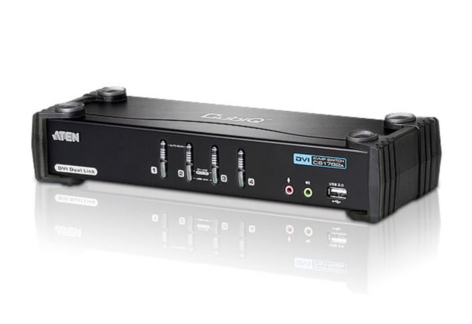 ATEN 4-Port USB DVI Dual Link/Audio KVMP Switch