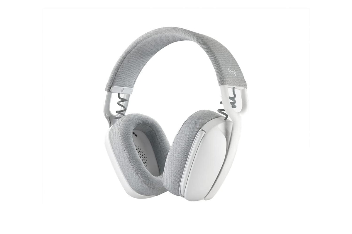 LOGITECH Zone Vibe 100 Headset full size Bluetooth wireless off-white