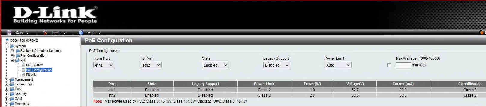D-LINK 24-Port Layer2 PoE Gigabit Smart Switch 24x 10/100/1000Mbit/s TP RJ-45 Port of which 12 x PoE 802.3af/802.3at802.3x Flow