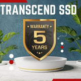 TRANSCEND 512Go M.2 2280 PCIe Gen3x4 M-Key puce 3D TLC avec Dram