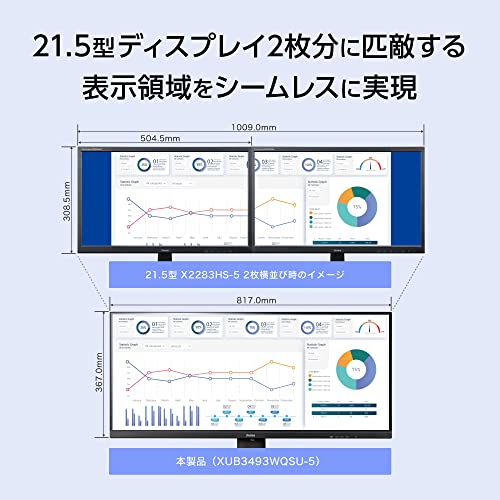 IIYAMA- Ecran 34" XUB3493WQSU-B5