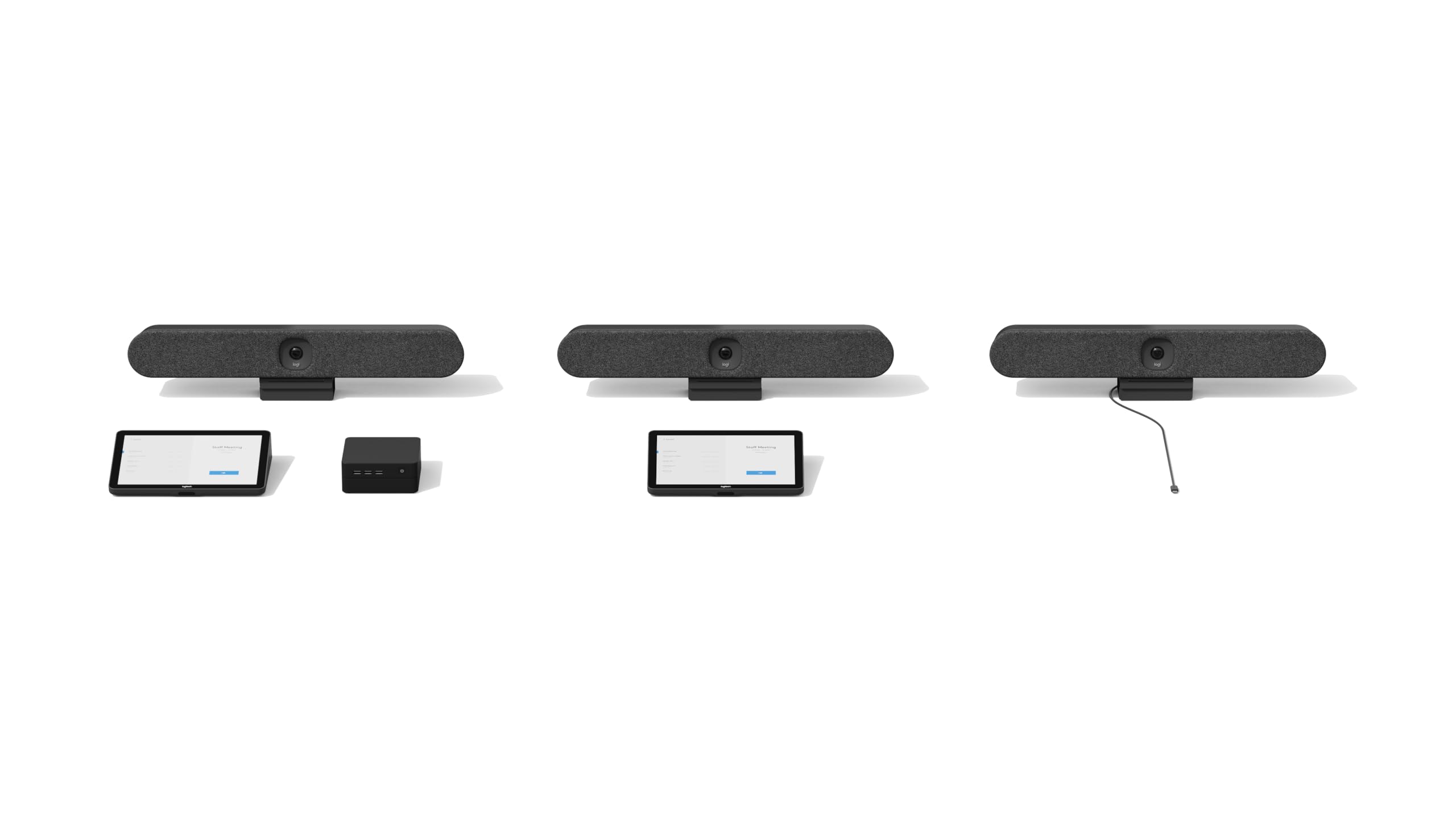 LOGITECH Tap IP Appliance Room Solutions Huddle + Small Rooms Video conferencing kit Tap IP Rally Bar Huddle