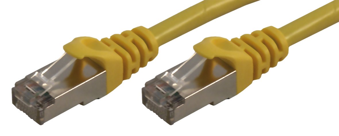 MCL Cordon de brassage RJ45 CAT 6 F/UTP - 10m Jaune