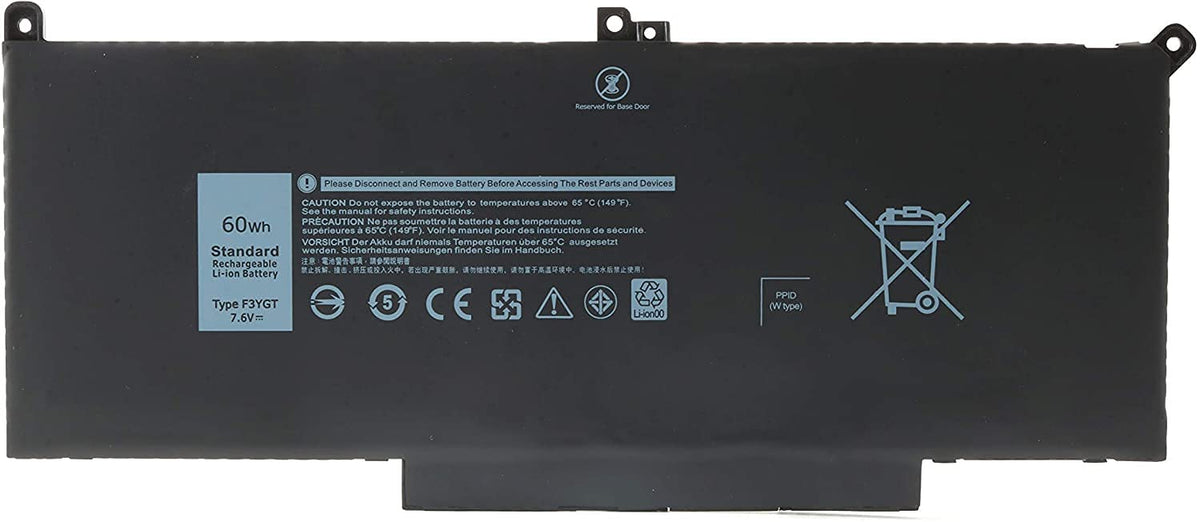 Battery F3Ygt For Dell 57Wh