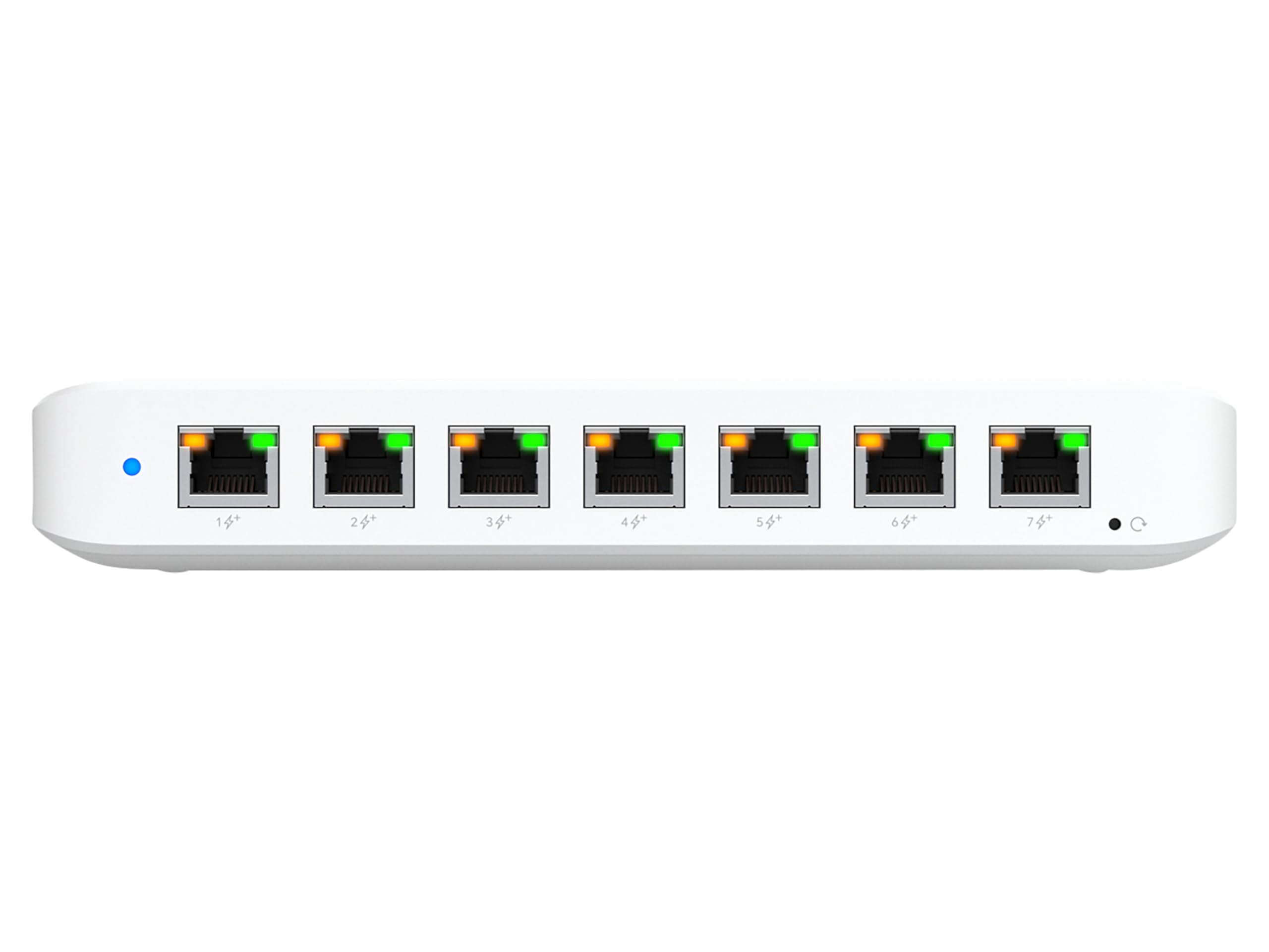 UniFi 8 port GbE PoE+Switch powered by