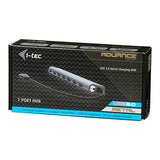 I-TEC USB 3.0 Metal Charging HUB 7 Port with power adaptor 7xUSB charging port. For Tablets Notebooks Ultrabooks PC