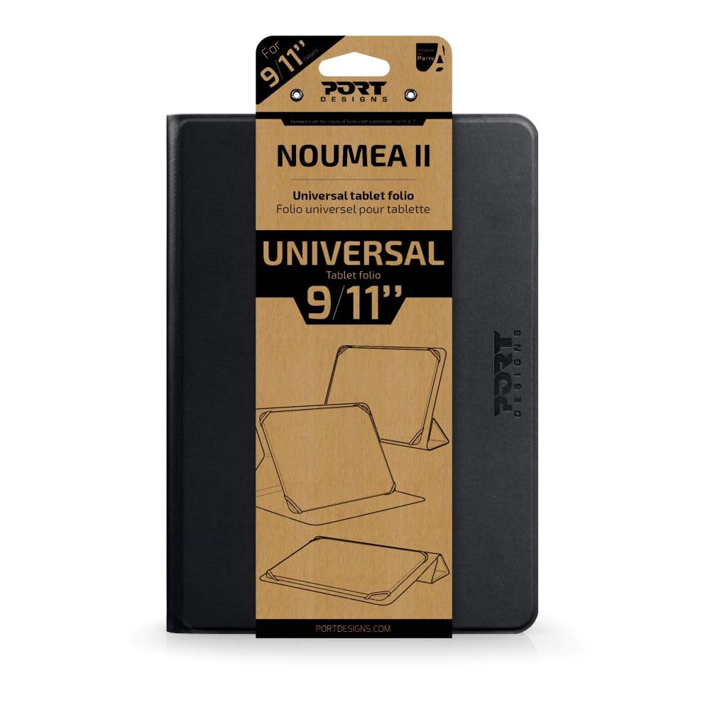 PORT DESIGNS Trendy and Colorful Universal Tablet Case Universal Elastic System USE for Perfect Compatibility Stand for Video