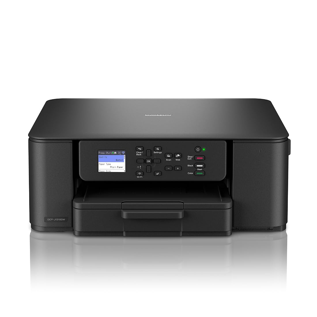 BROTHER DCP-J1310DW Compact 3-in-1 wireless inkjet printer with duplex print 16ppm