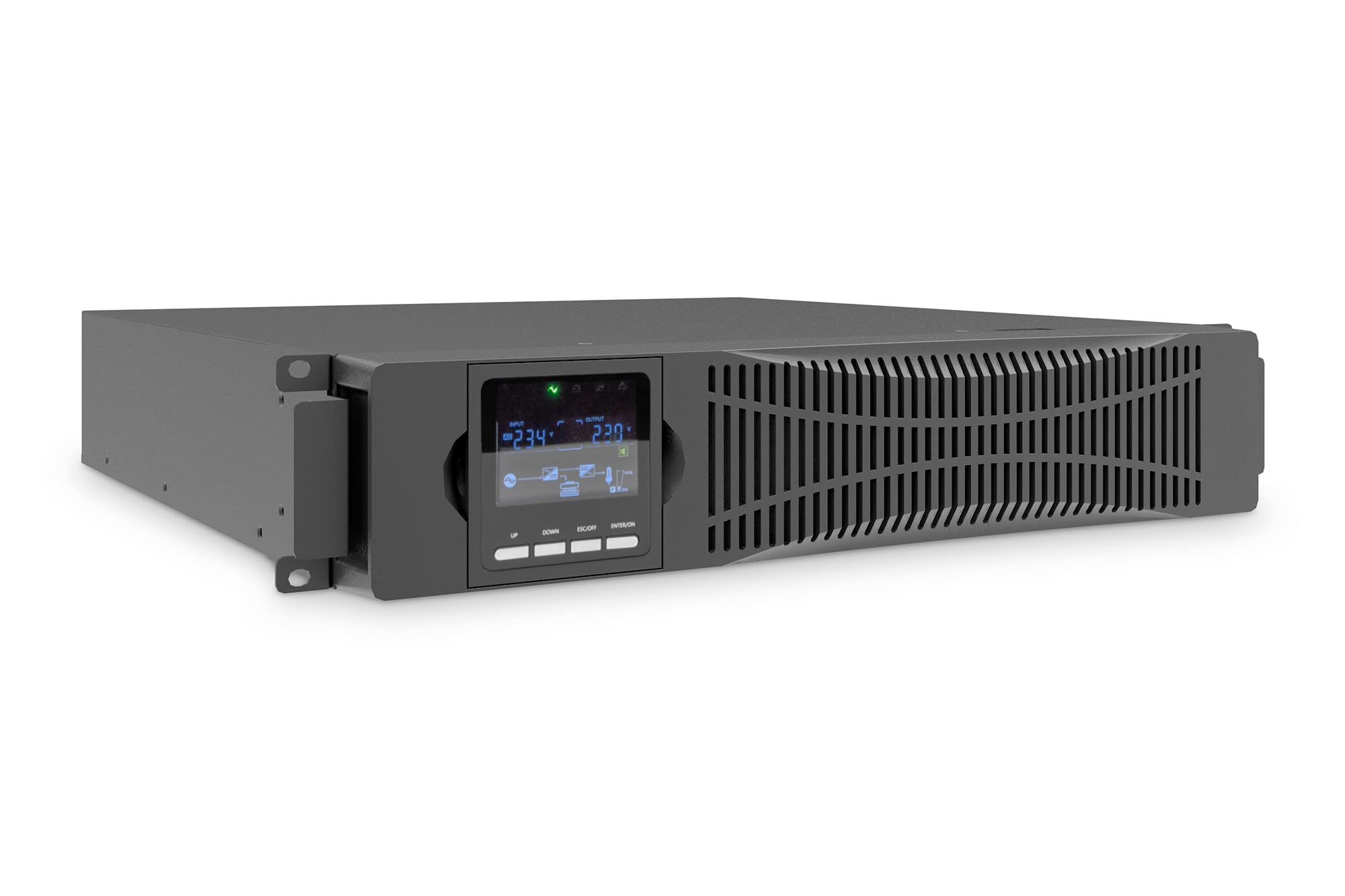 Digitus DN-170093 alimentation d'énergie non interruptible Double-conversion (en ligne) 1,5 kVA 8 sortie(s) CA