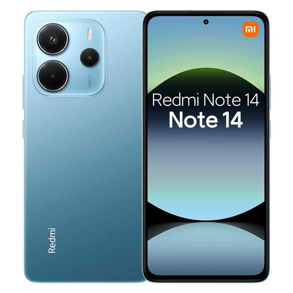 Xiaomi Redmi Note 14 4G (Double Sim - 6.67", 256 Go, 8 Go RAM) Bleu