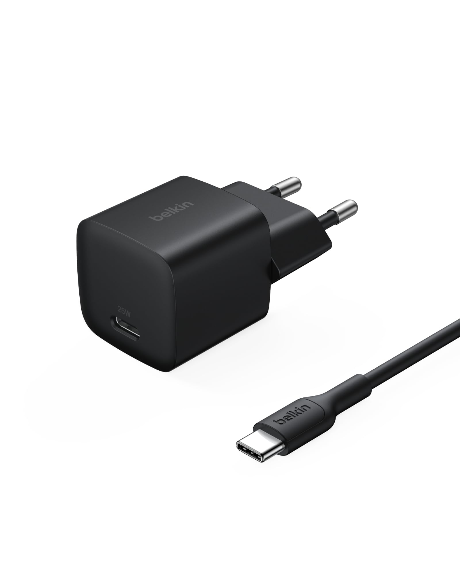 BELKIN 25W USB PD Wall Charger with PPS BLK w/1m C-C Cable