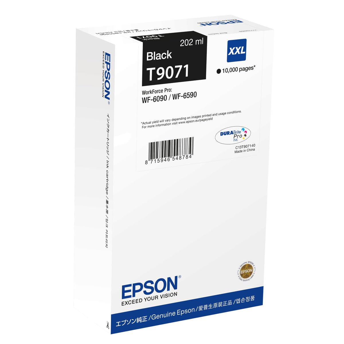 EPSON 6LB WF-6xxx Ink Cartridge Black XXL