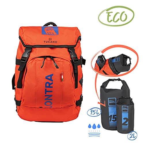 Tucano Lontra sac à dos flottant orange 30l jusqu  à 15,6