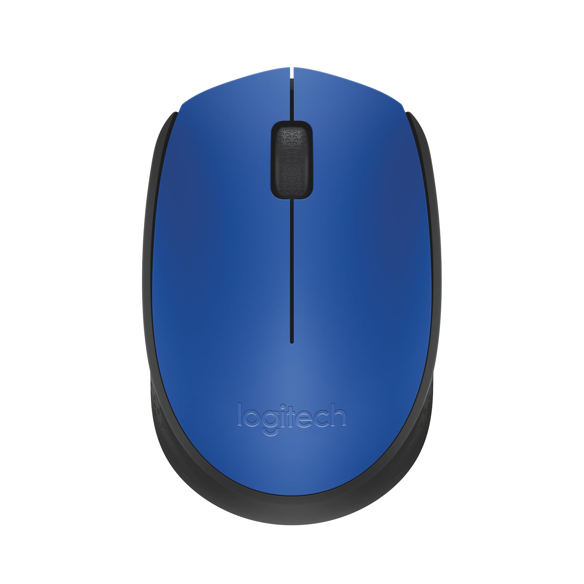 LOGITECH M171 Mouse right and left-handed wireless 2.4 GHz USB wireless receiver black blue