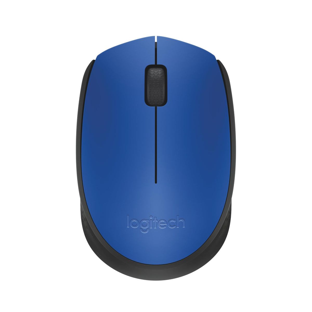 LOGITECH M171 Mouse right and left-handed wireless 2.4 GHz USB wireless receiver black blue