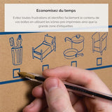 FELLOWES Archive Box Move L