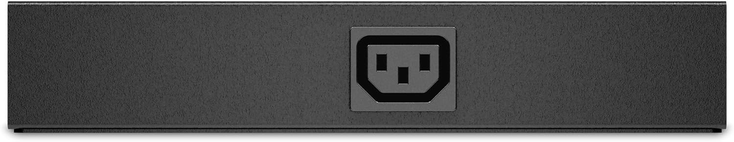 APC Basic Rack PDU AP6015A Rack AC 100/120/200/208/230/240V input IEC 60320 C14 output connectors 8 power IEC 60320 C13 1U BK