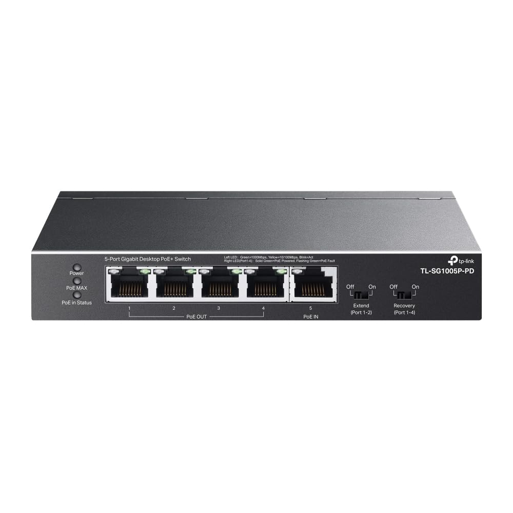 5-Port Gigabit Desktop PoE+Switch