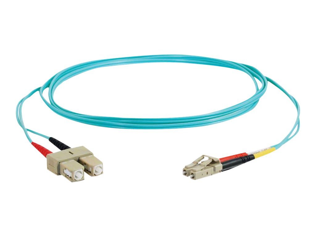 Cbl/2m LC/SC 10Gb LSZH Dplx 50/125 Fbr