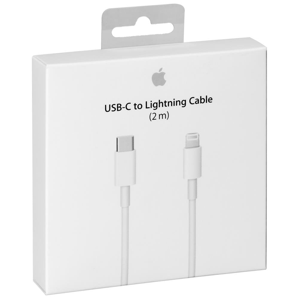 Apple - Câble USB Type-C à Lightning (2m, Blanc) - Original, Blister