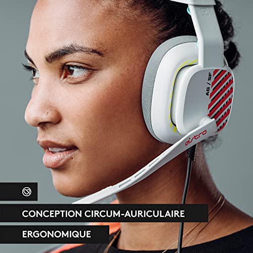 LOGITECH Astro Gaming A10 Gen 2 Headset full size wired 3.5 mm jack white/XB