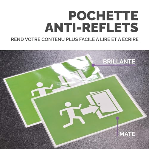 FELLOWES POCHETTES A4 80 MICRONS MATES X 100
