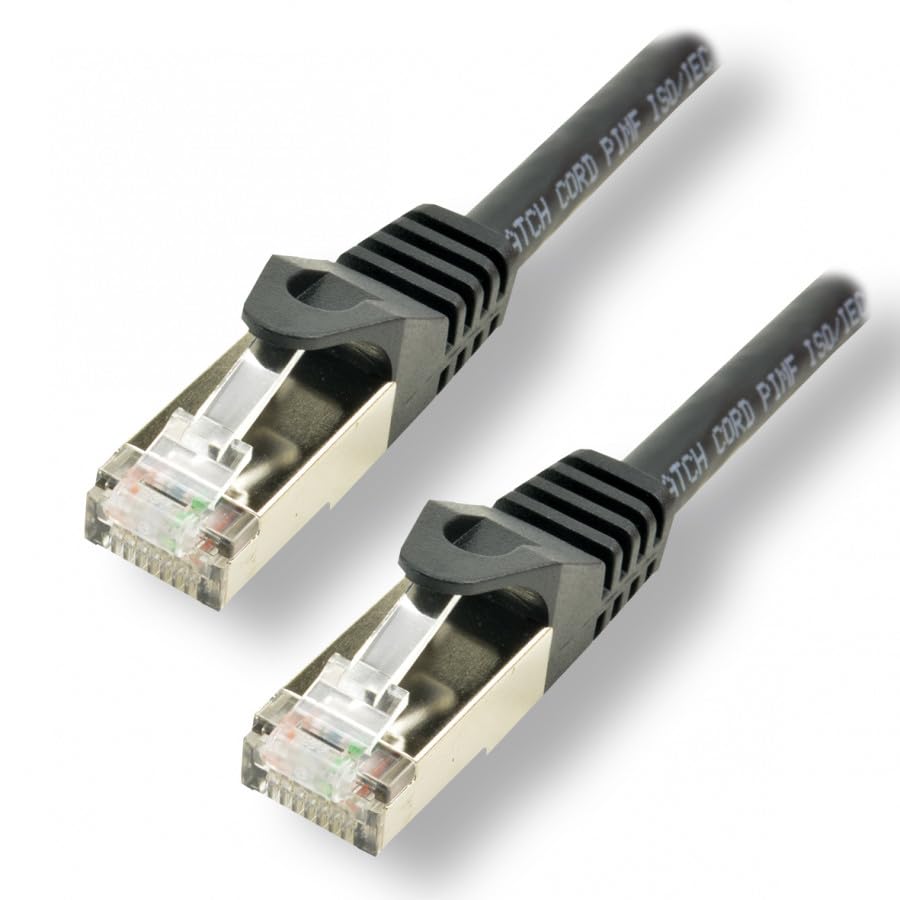 MCL CAT 7 S/FTP LSZH Patch cable - 1m Black
