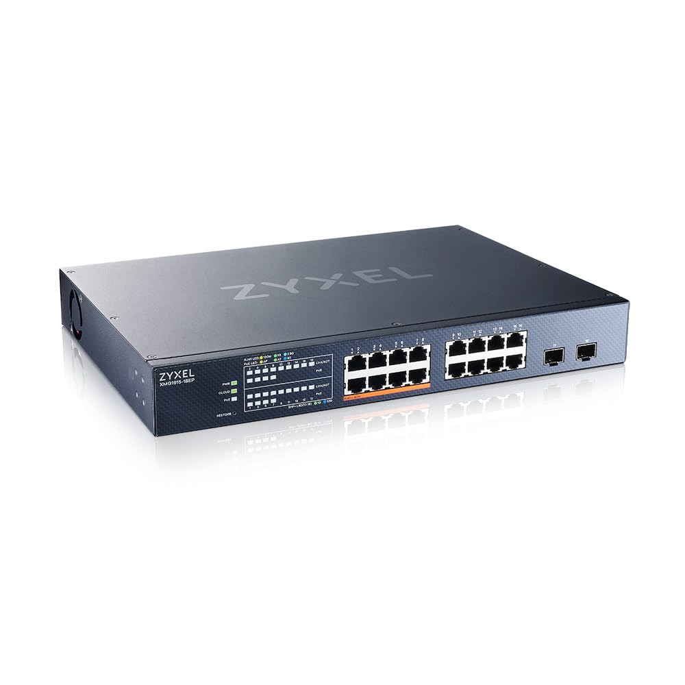 16-Port 2.5GbE 2 SFP+8 x PoE++802.3