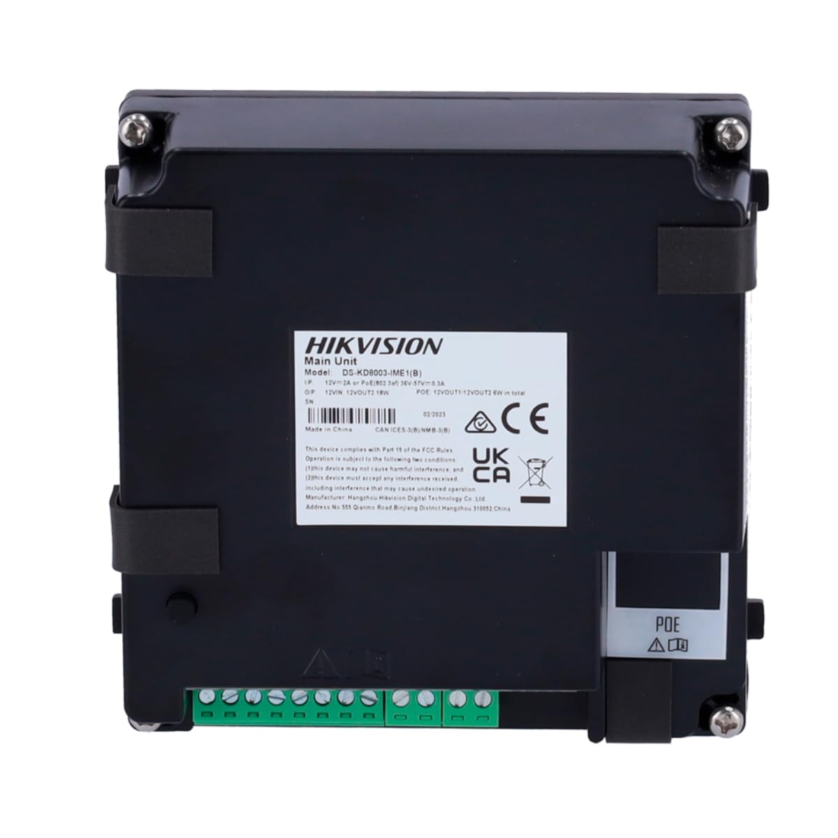 Hikvision DS-KD8003-IME1(B) Station de porte modulaire série KD8