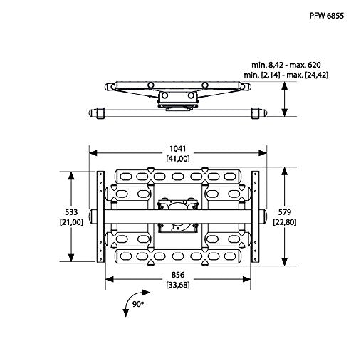 PFW 6855 Display WallMount turn+tilt