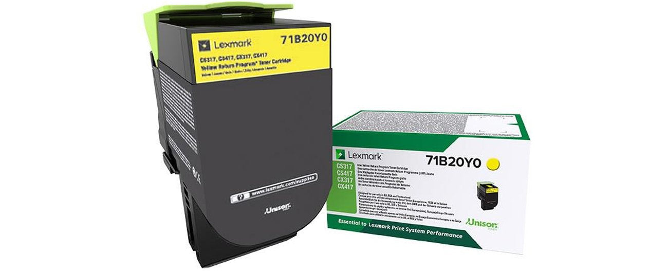LEXMARK 2.3K Return Program Cartouche Jaune CS/CX317 417 517