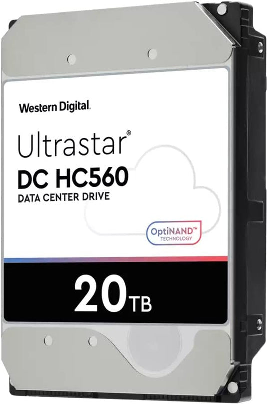 WD Ultrastar DC HC560 20TB 3.5 HDD SAS 512E SE 7200RPM 0F38652/WUH722020BL5204