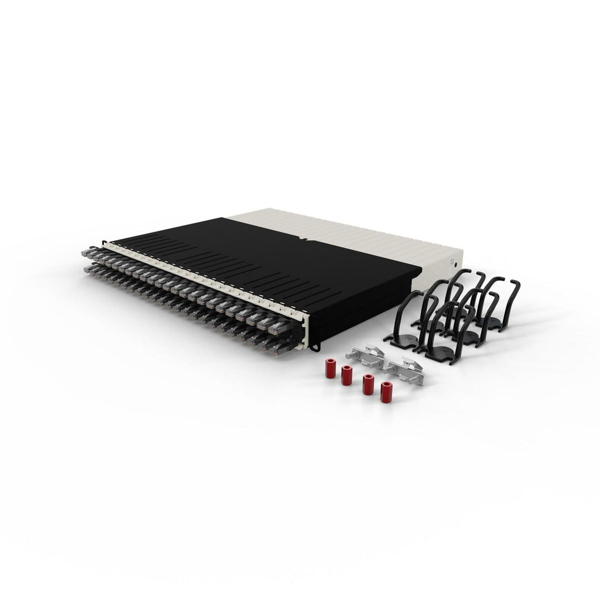 PATCHBOX ONE 24x CAT6A UTP NOIR 0,8 m 8U