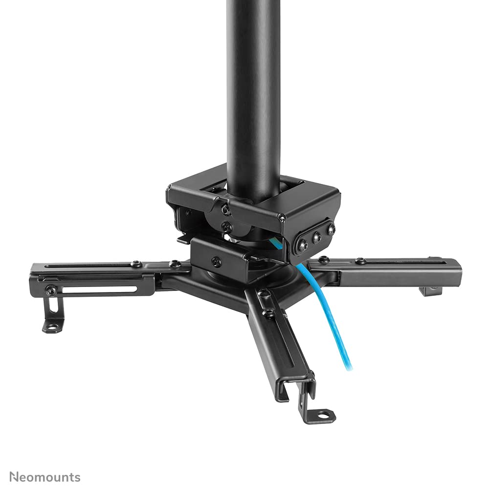 NEOMOUNTS CL25-540BL1 Support de plafond pour vidéoprojecteur - h 60.5-90.5 cm - installation facile - orientable