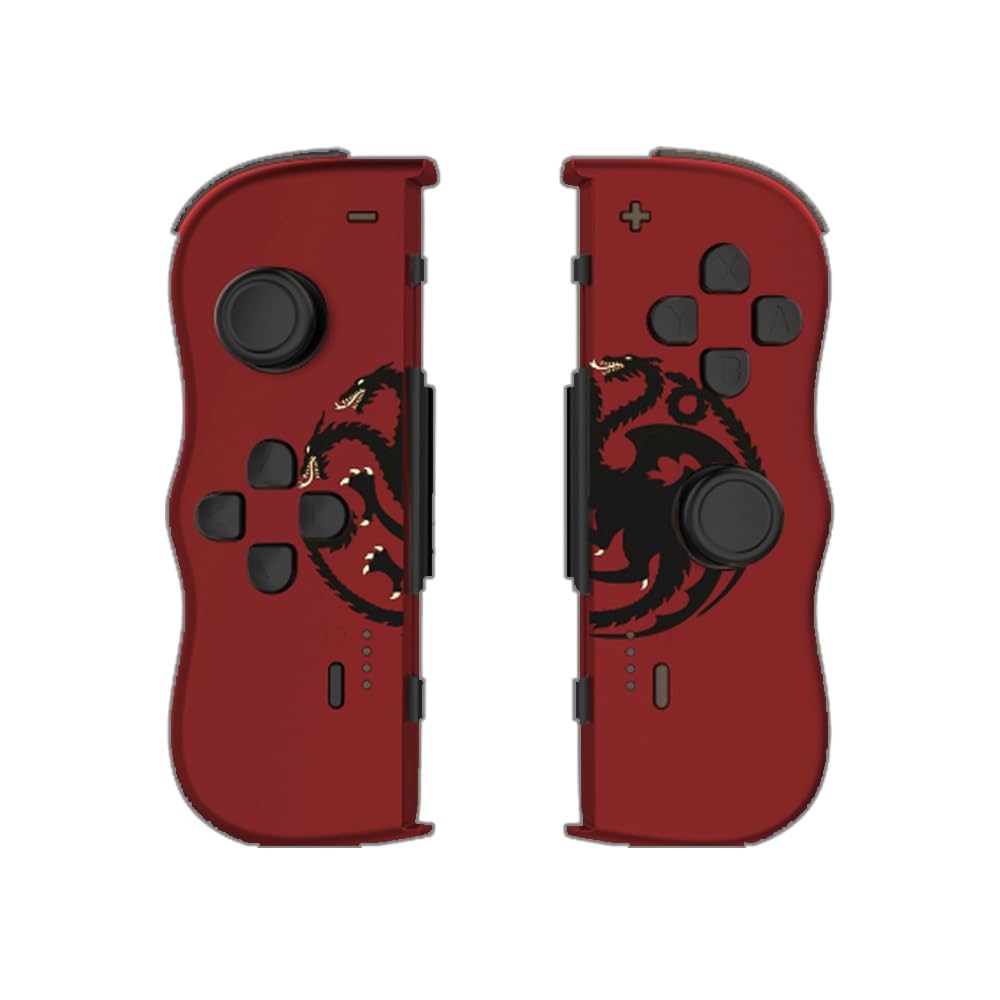 LEXIP X GAME OF THRONES Black Lights Twinpads Controller Red