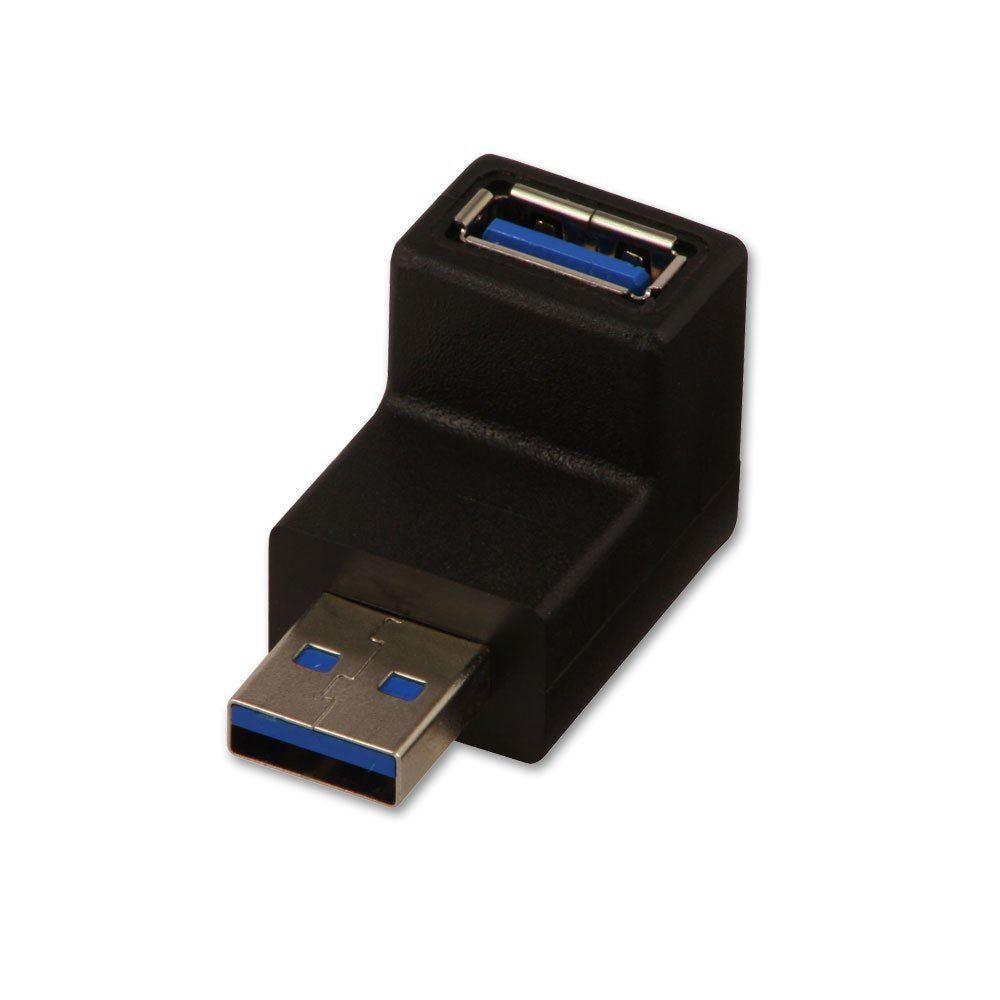 LINDY USB 3.0 Adapter Type A 90 degree down Type A Male/Female