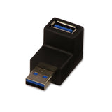 LINDY USB 3.0 Adapter Type A 90 degree down Type A Male/Female