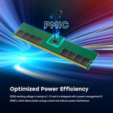 TRANSCEND 32Go JM DDR5 5600 U-DIMM 2Rx8 2Gx8 CL46 1.1V