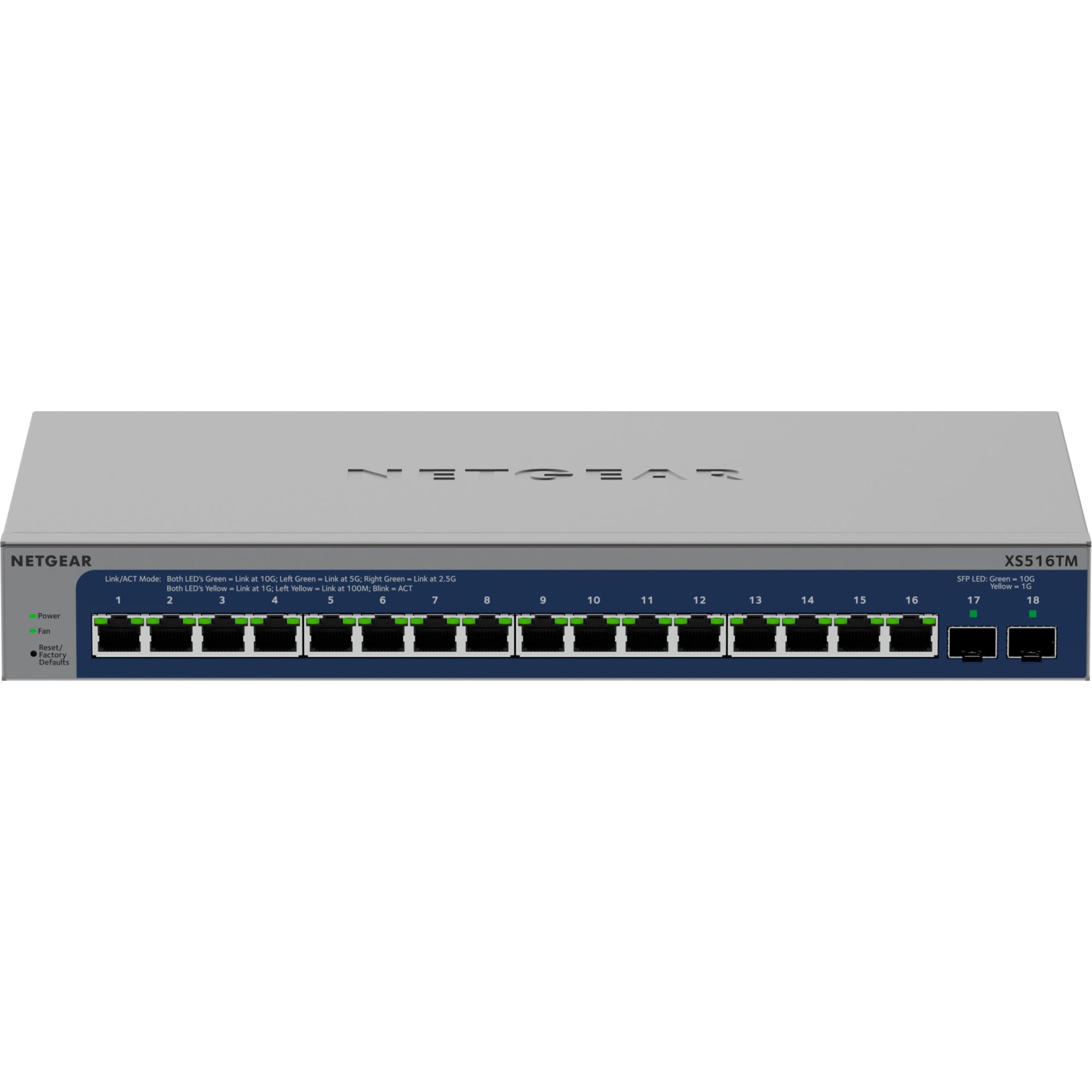 NETGEAR 16P 10G/MG Smart Switch