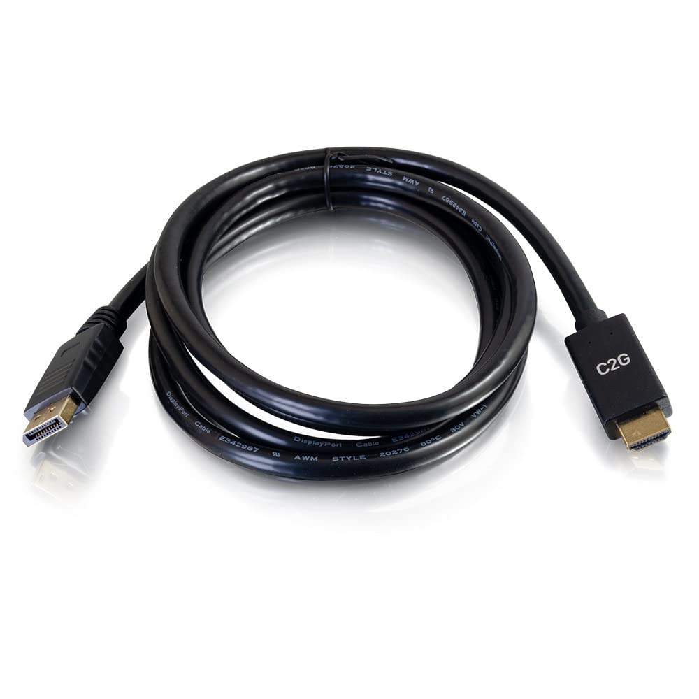6ft DP to HDMI Cable 4K Passive Black
