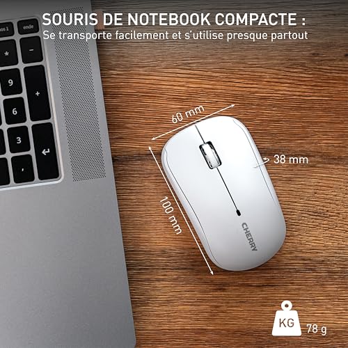 CHERRY Souris MW 2200 sans fil blanche