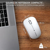 CHERRY Souris MW 2200 sans fil blanche
