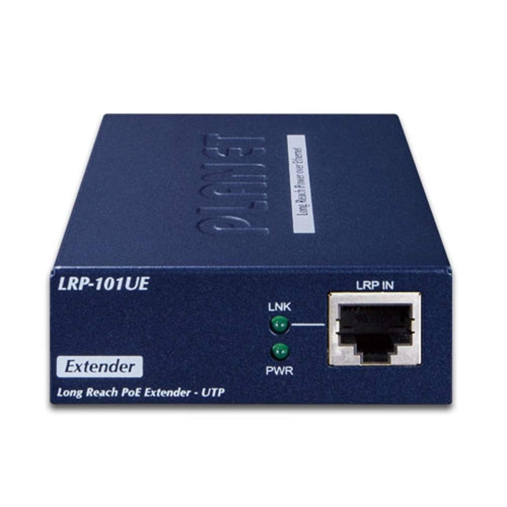 PLANET LRP-101U-KIT prolongateur réseau Émetteur et récepteur réseau Bleu 10, 100 Mbit/s