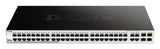 D-LINK 48-Port Layer2 Smart Managed Gigabit Switch dlink green 3.0 44x 10/100/1000Mbit/s TP RJ-45 Port4x Combo 10/100/1000Mbit/s