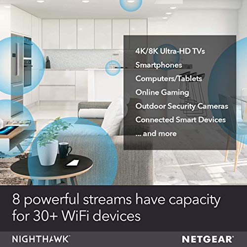 NETGEAR EAX80 Répéteur WiFi 6  Mesh Nighthawk AX6000