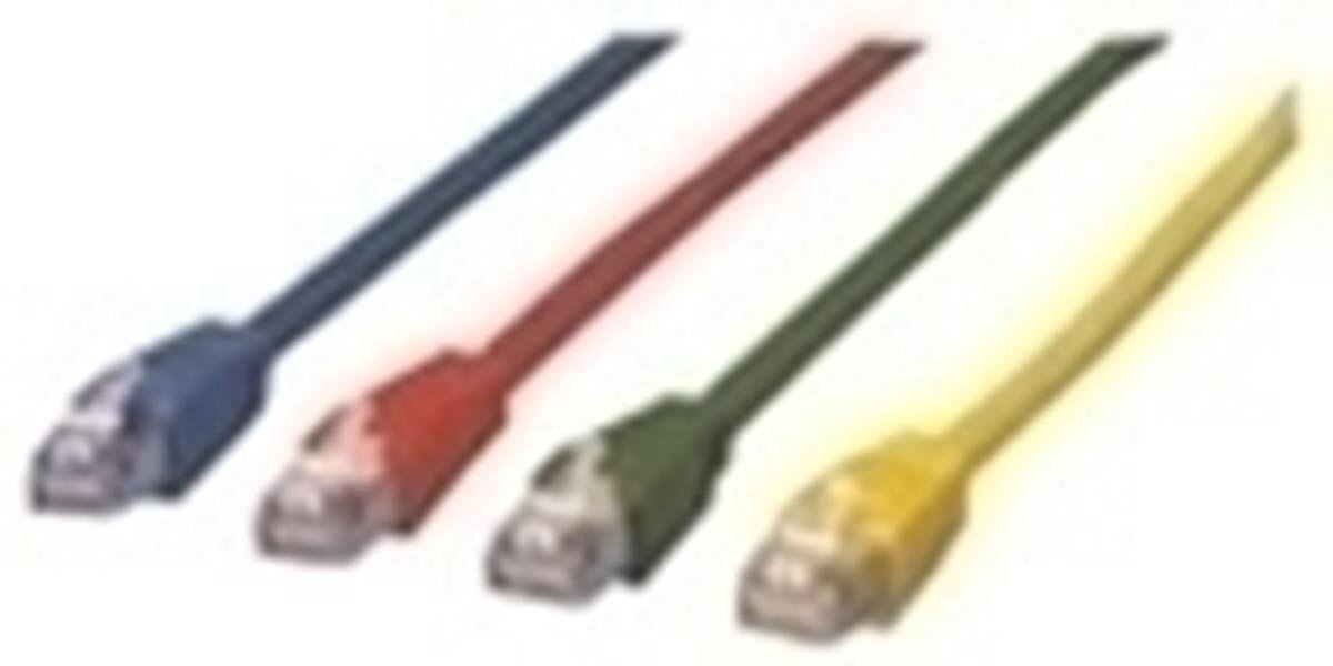 MCL Cordon de brassage RJ45 CAT 6 F/UTP - 10m Rouge