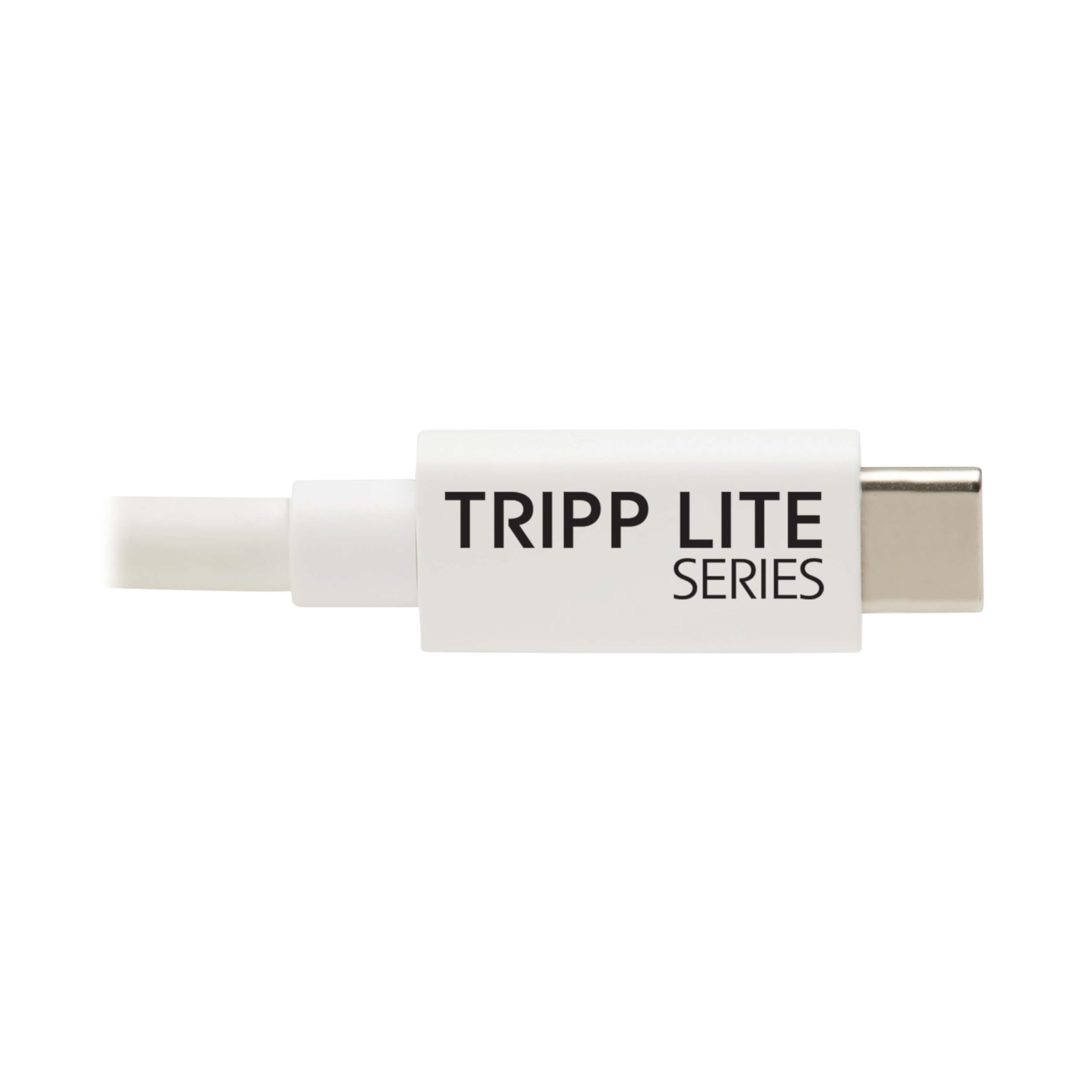 EATON TRIPPLITE series USB4 40Gbps Cable M/M USB-C 8K 60Hz 240W PD Charging White 1m 3.3ft.