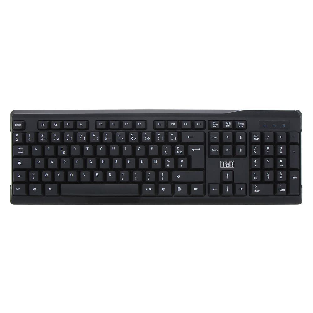 TNB COMBO Bridge Wireless Keyboard + Mouse Combo Azerty Robust And Compact Products Wireless Keyboard With 105 Comfort Keys