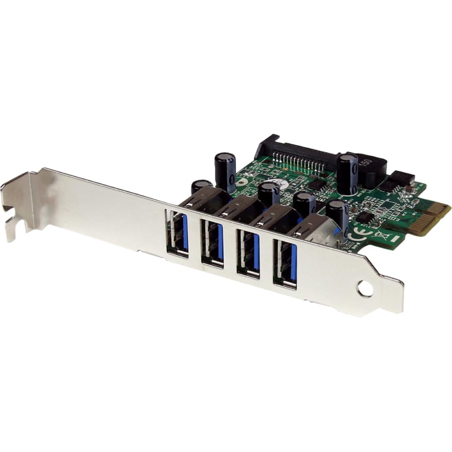 4 Port PCI Express PCIe USB 3.0 Card