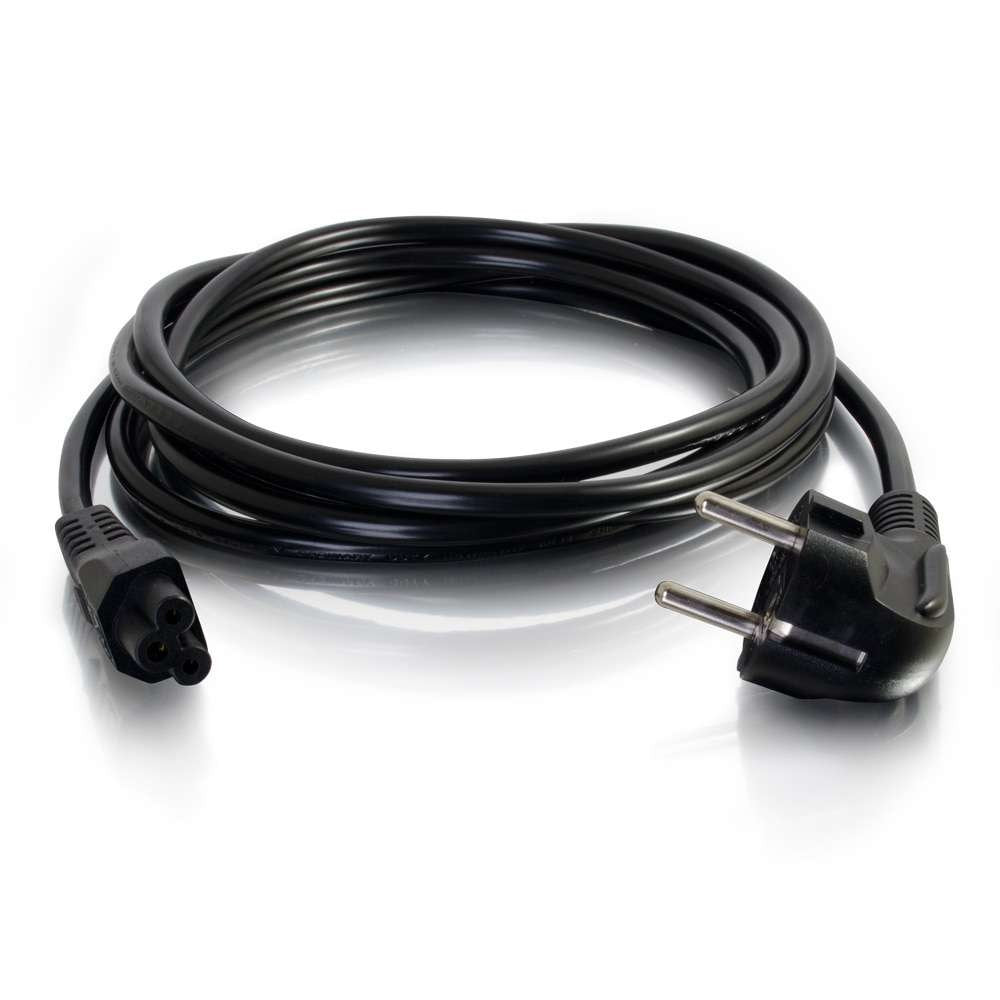Cbl/2m CEE 7/7 to IEC 60320 C5 Pwr Cord
